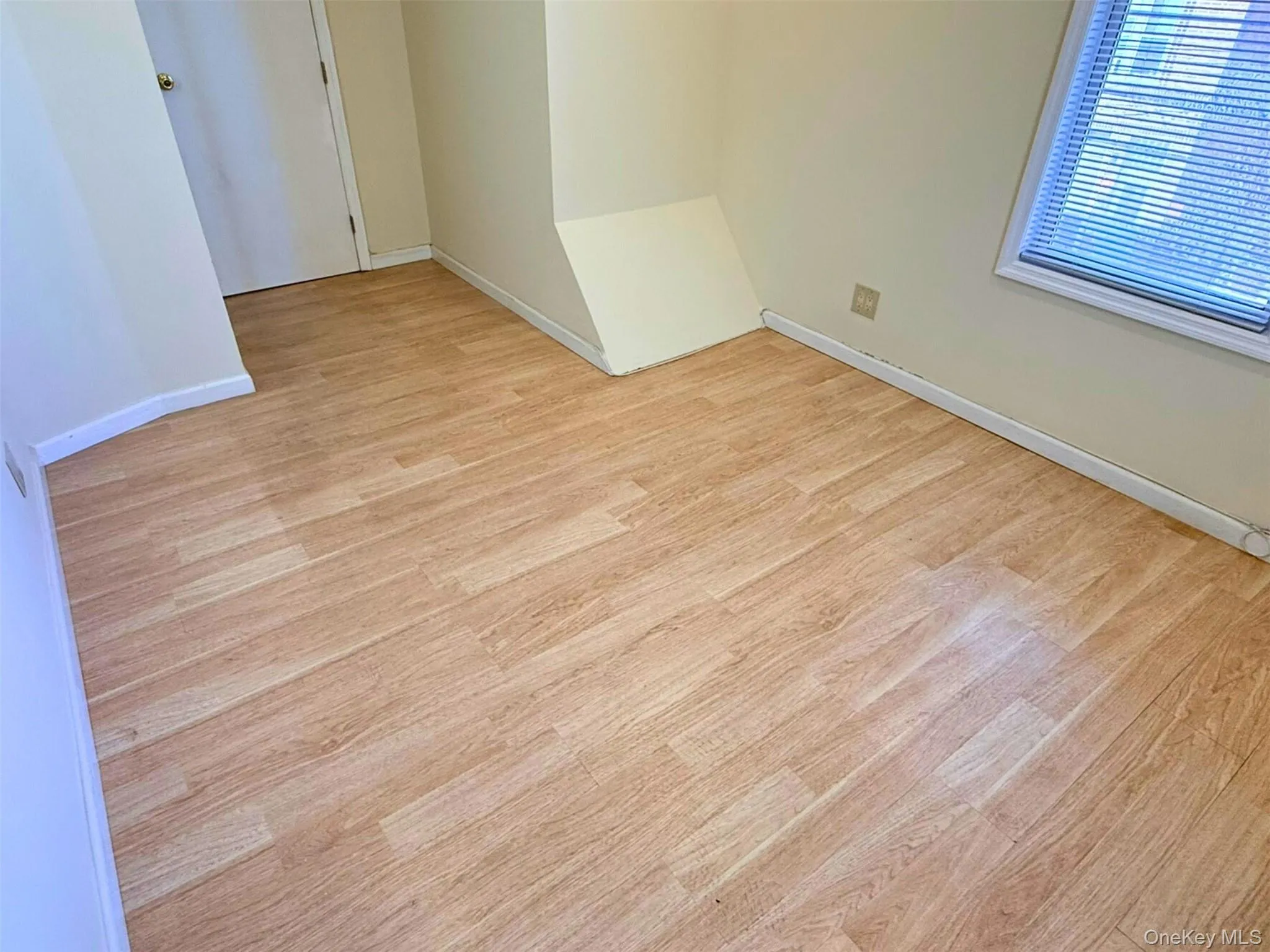 Unfurnished room featuring light wood-style floors Unfurnished room featuring light wood-style floors