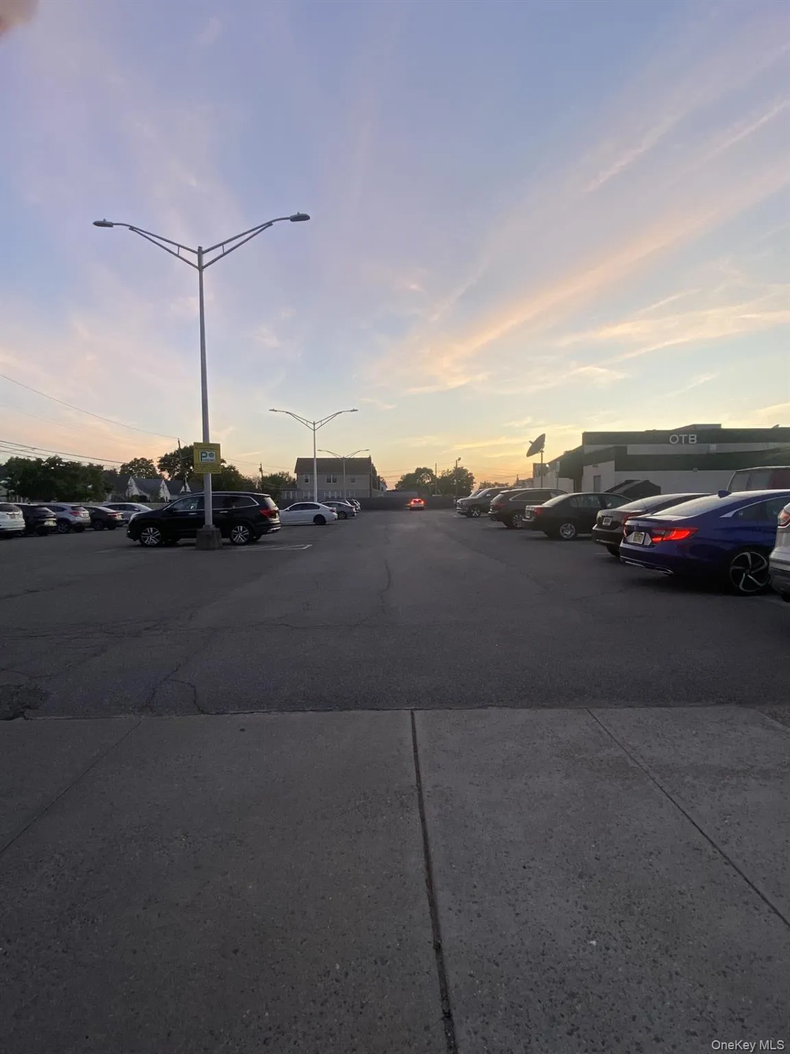 View of road with street lights View of road with street lights