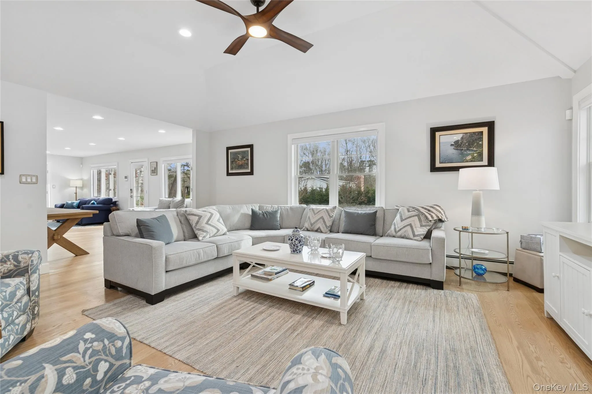 Great room living area Great room living area