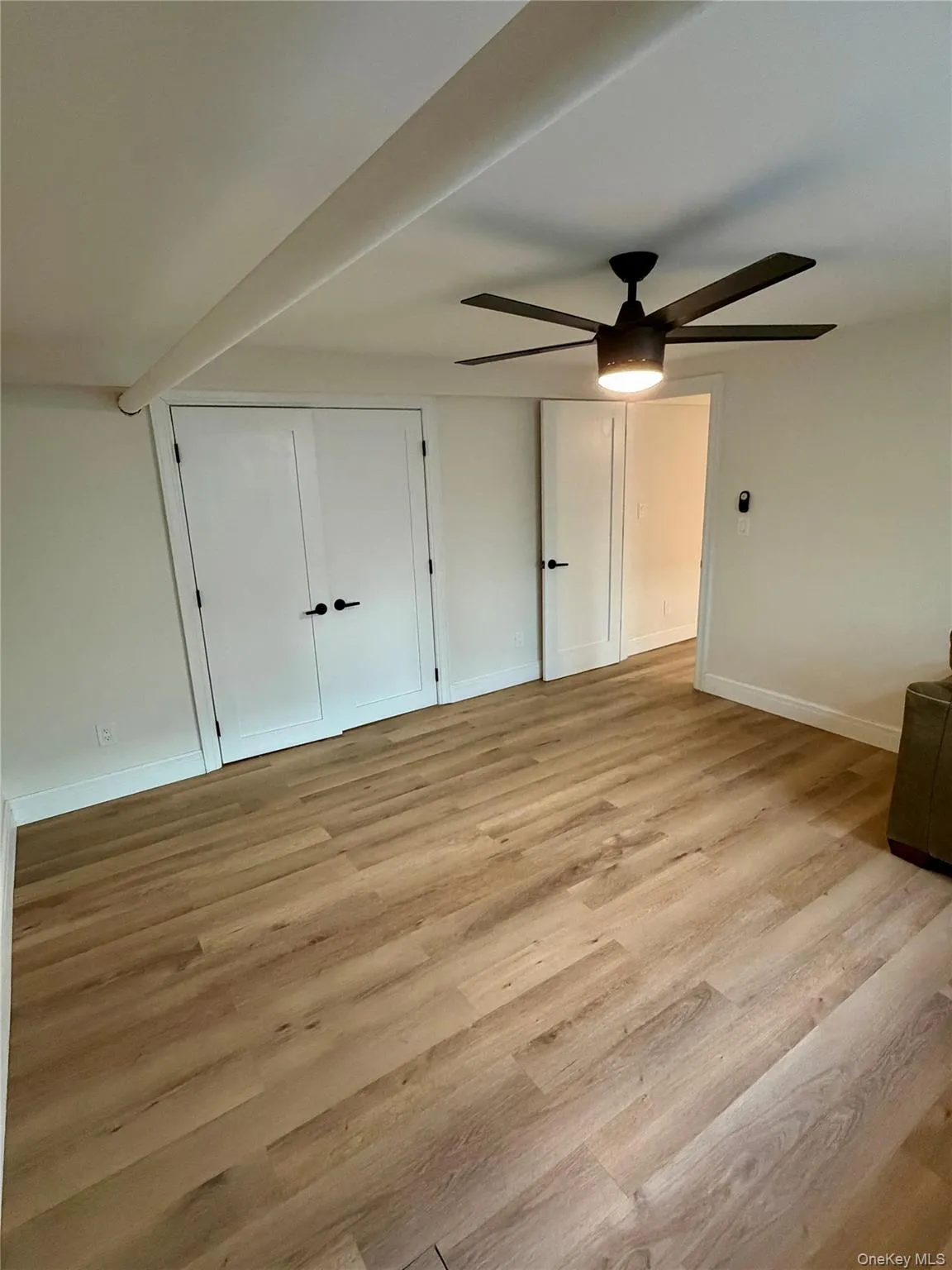 Bedroom with full closet. Bedroom with full closet.