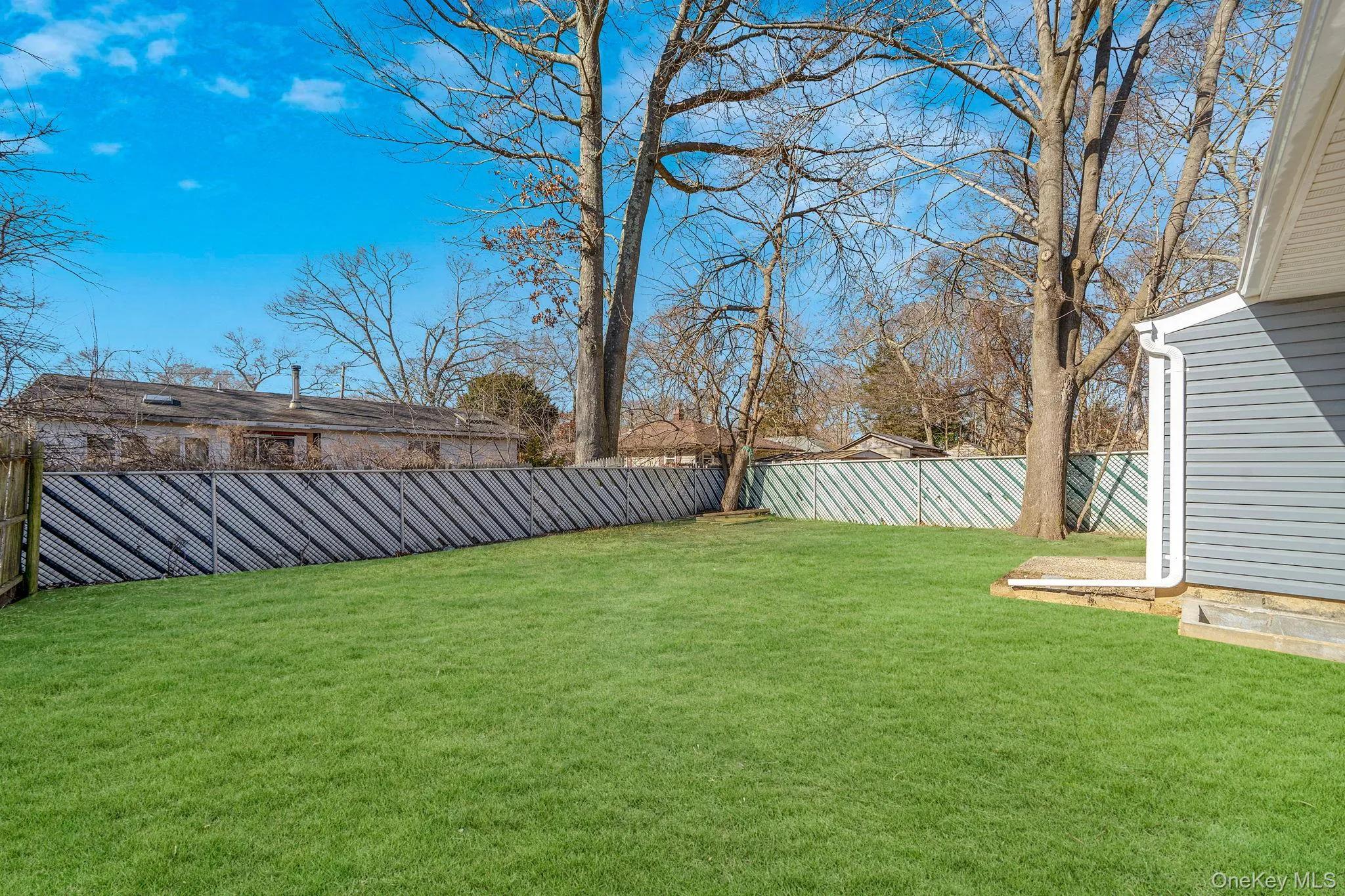 View of fenced backyard View of fenced backyard