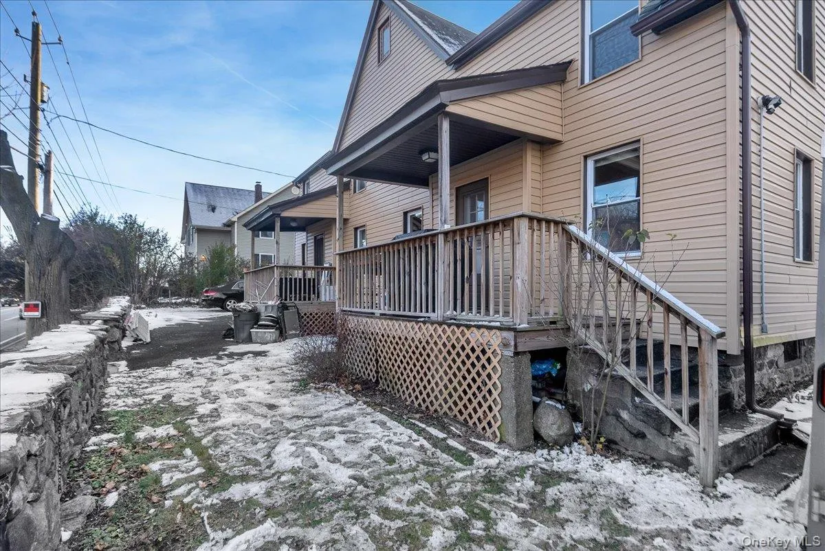 Snow covered property Snow covered property
