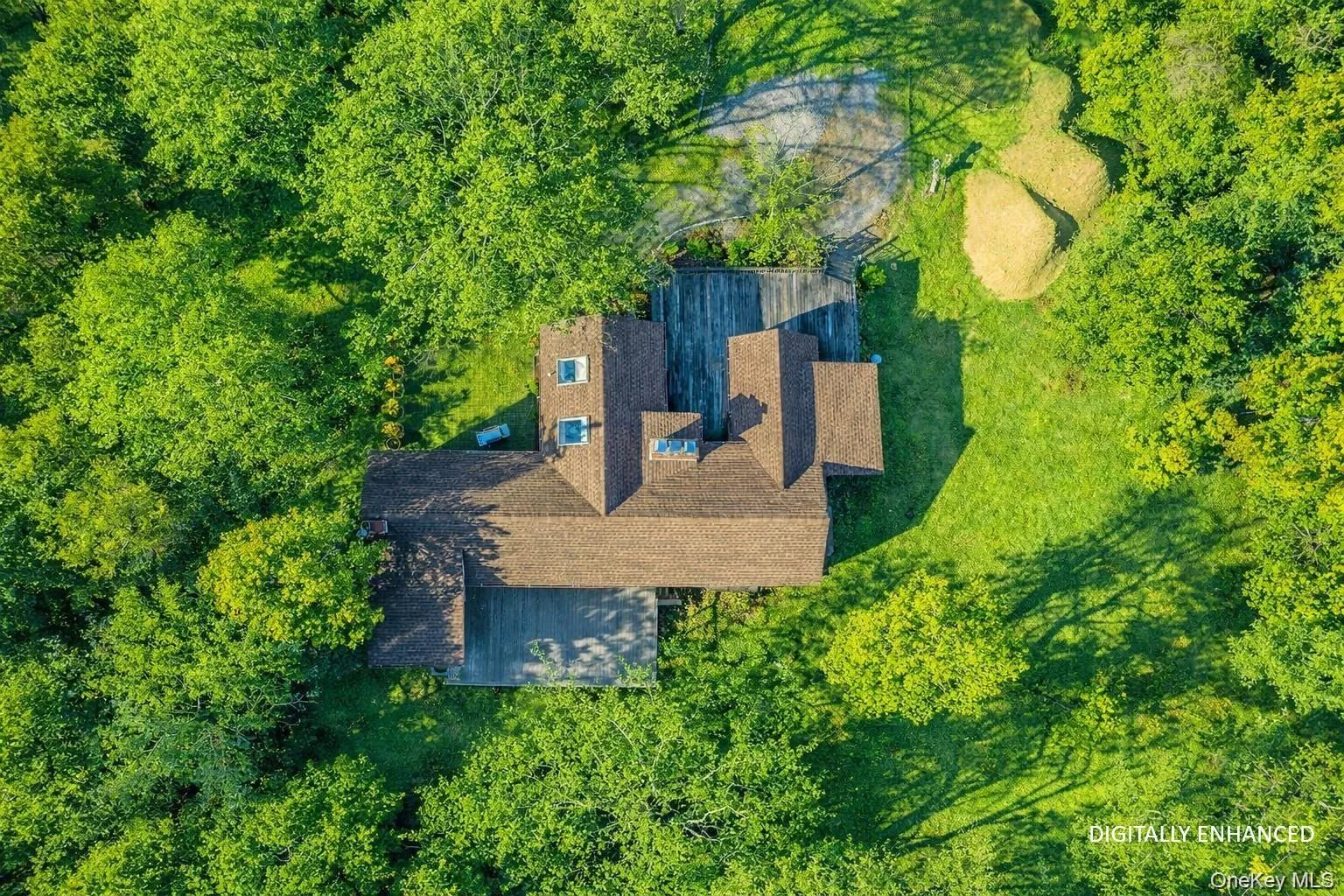 View from above of main building - Digitally Enhanced View from above of main building - Digitally Enhanced