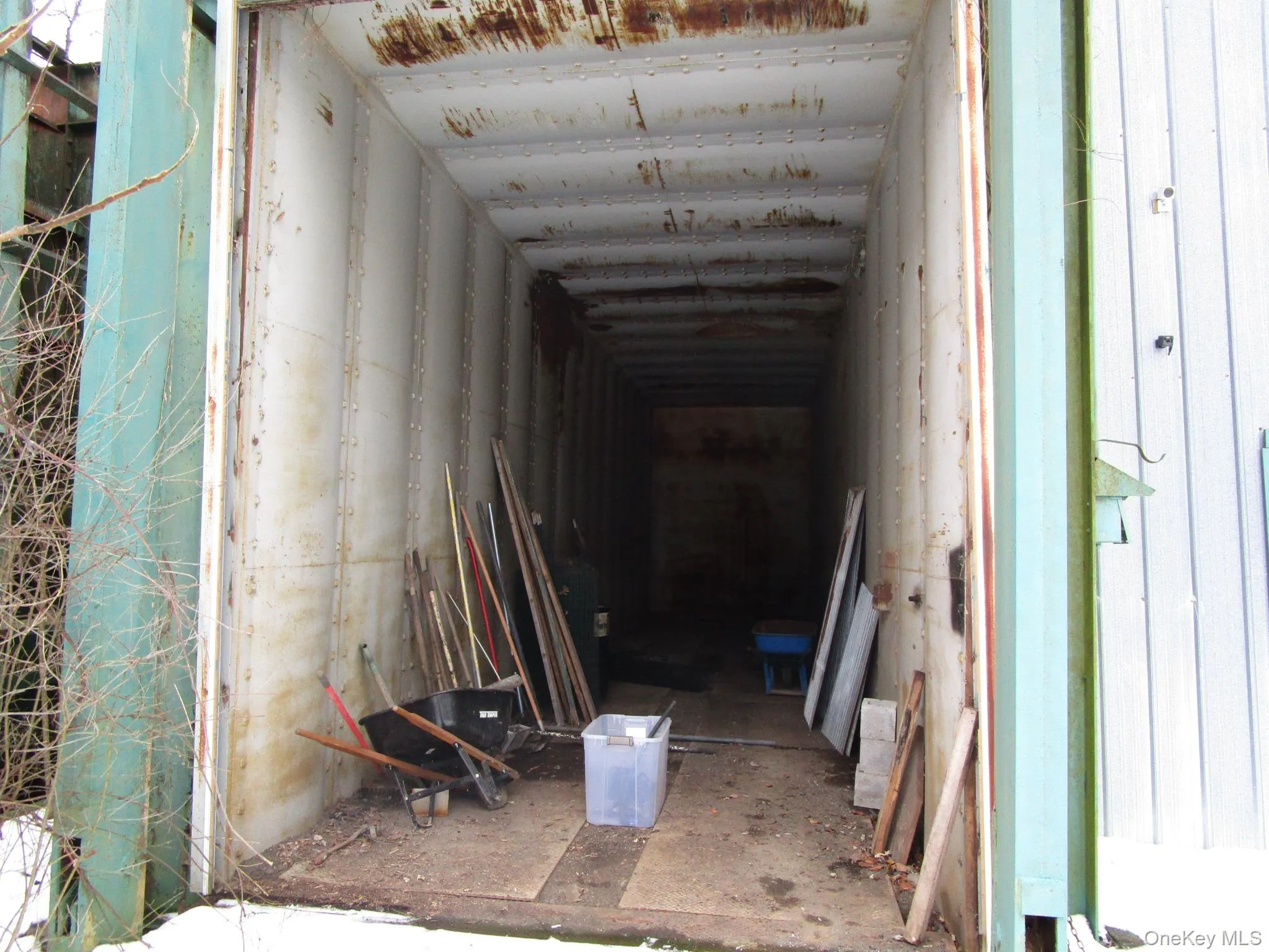 View of inside of the second cooler. View of inside of the second cooler.