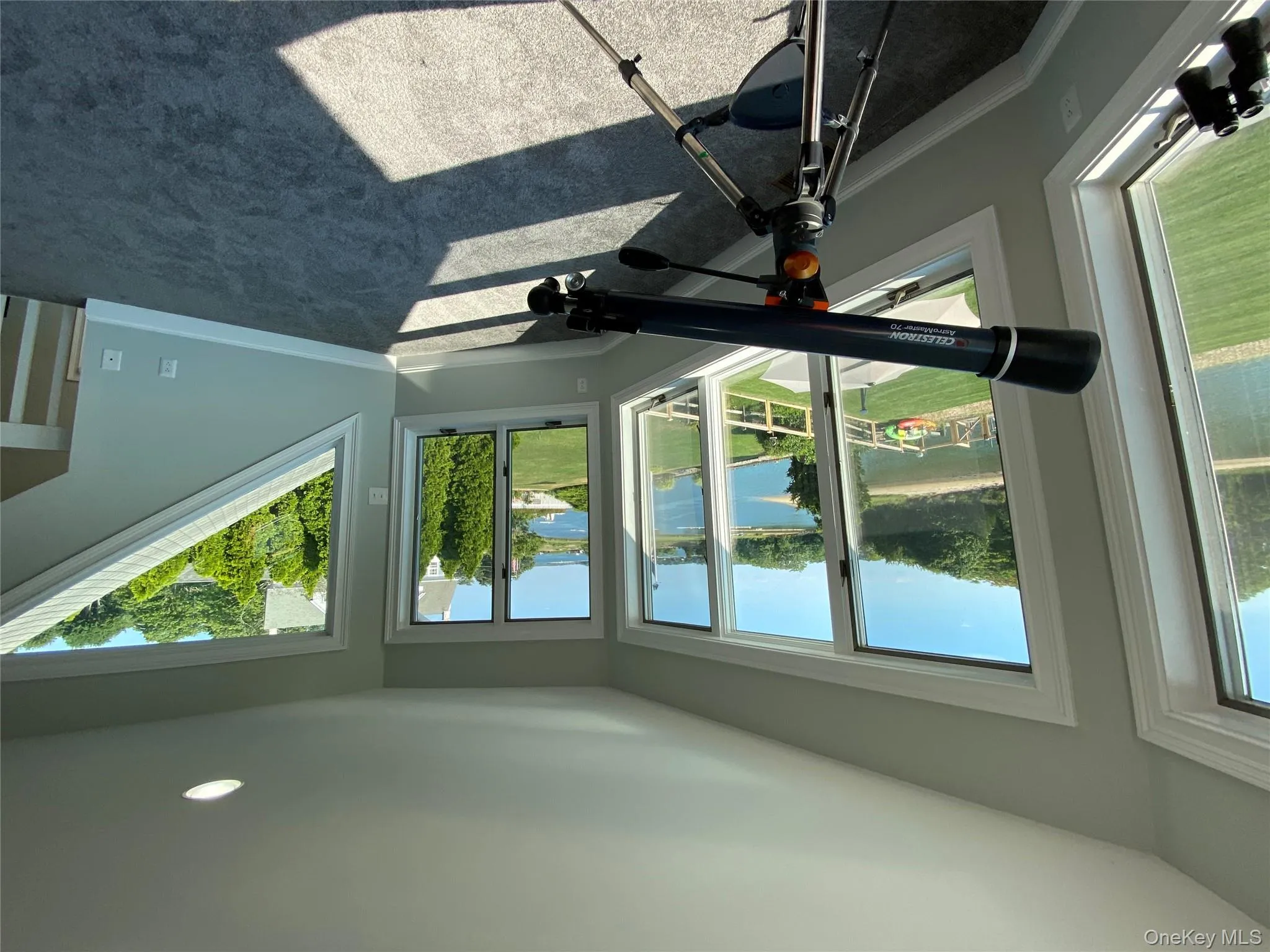 Sunroom featuring open views of Goose Creek Sunroom featuring open views of Goose Creek