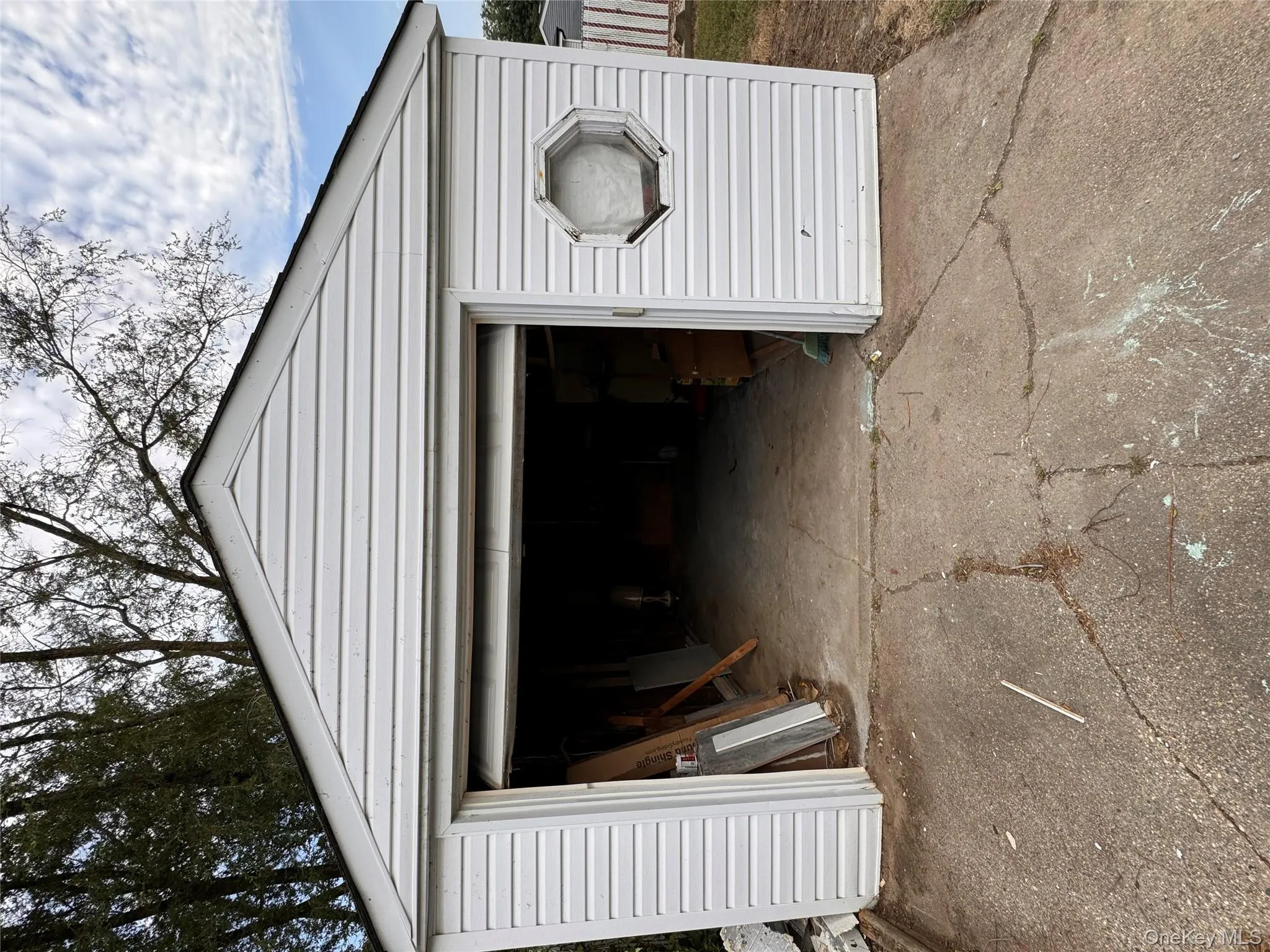 View of detached garage View of detached garage