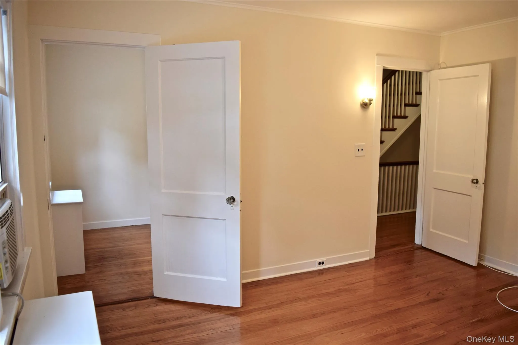 Primary bedroom with interior door to nursery/office. Primary bedroom with interior door to nursery/office.