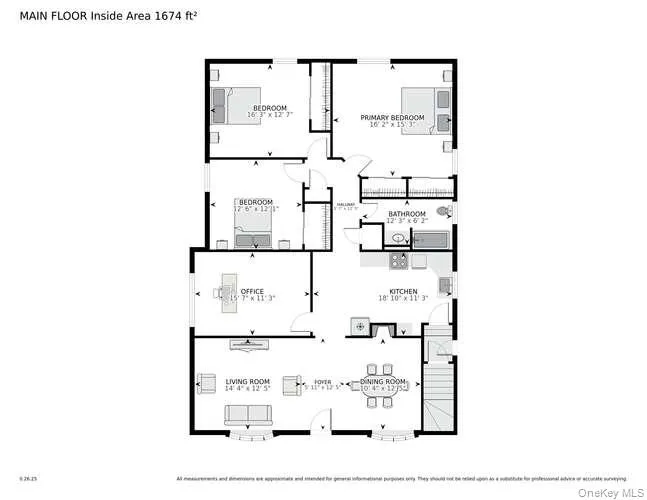 View of room layout View of room layout