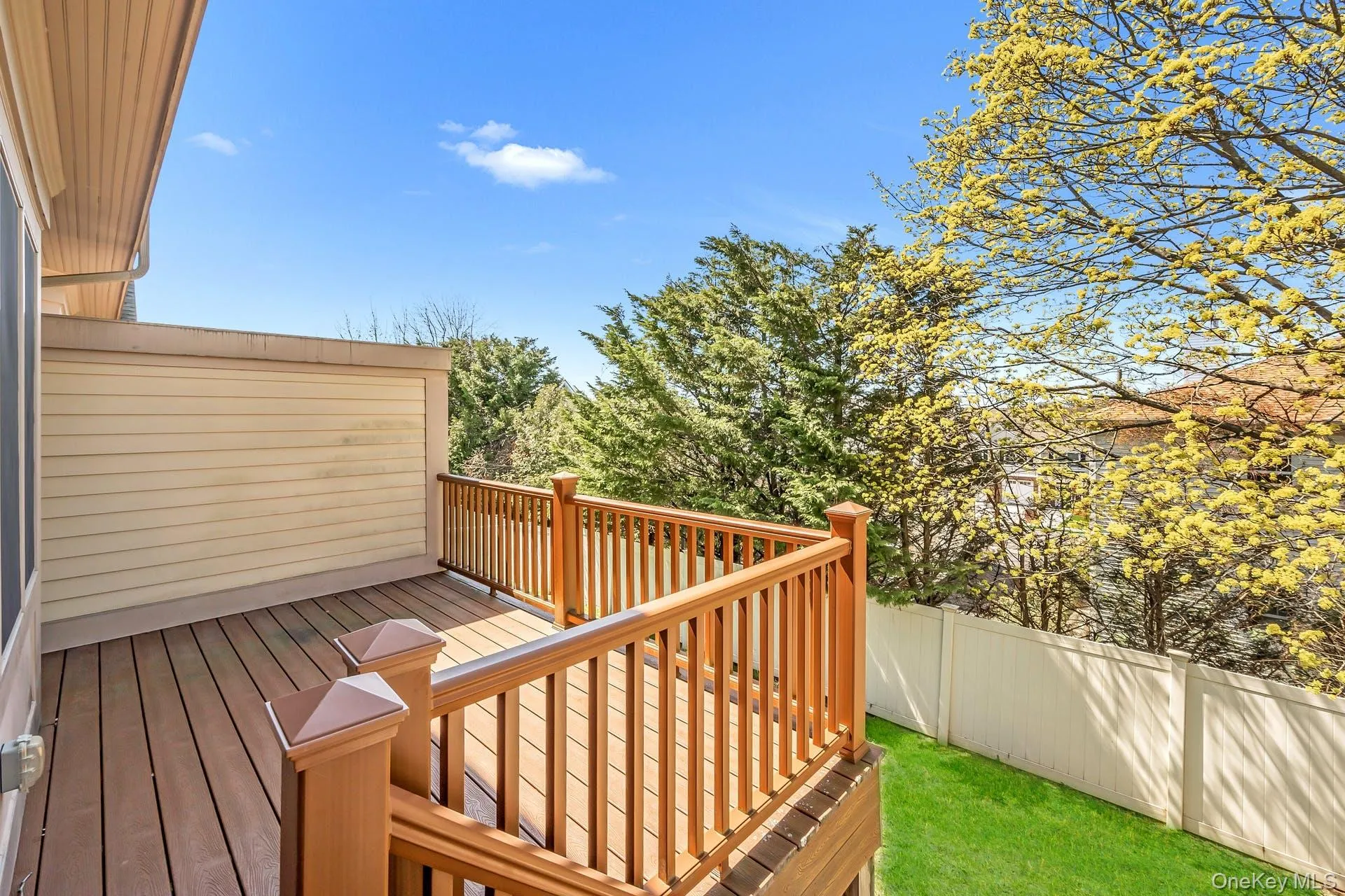 View of wooden deck View of wooden deck