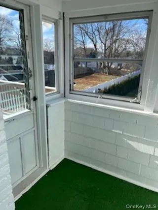 View of unfurnished sunroom View of unfurnished sunroom