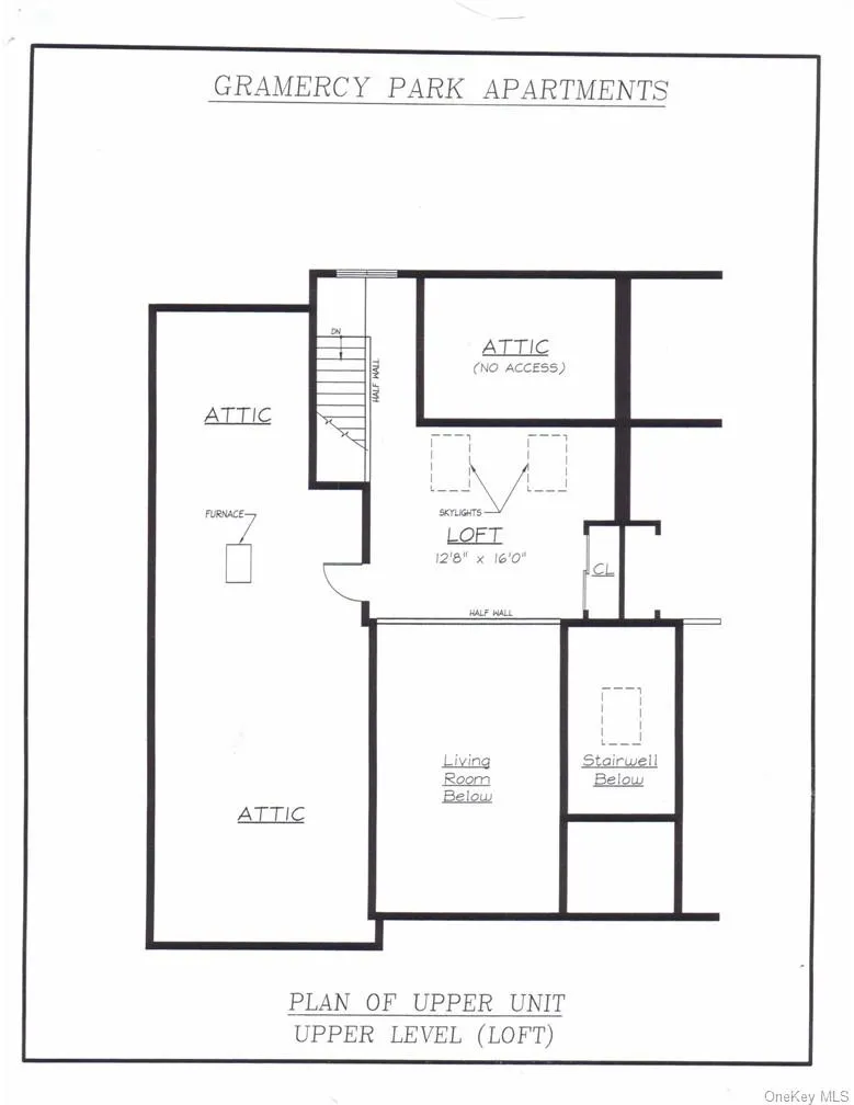 Floor plan loft level Floor plan loft level