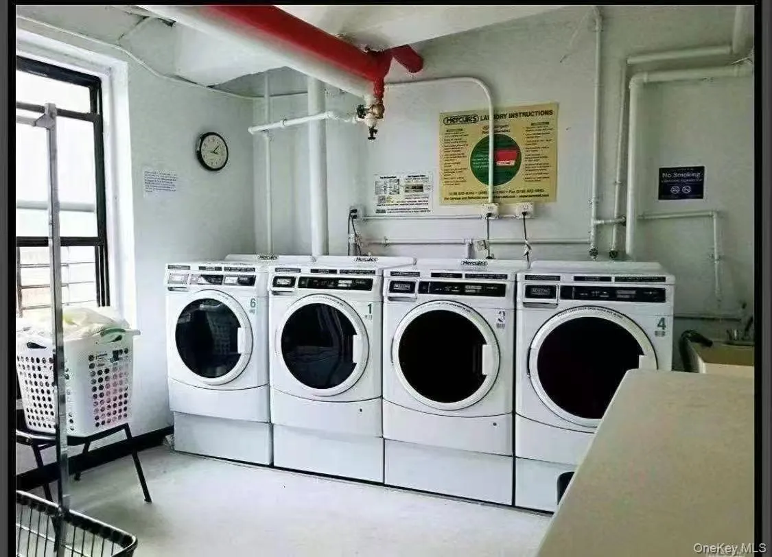 Shared laundry featuring washer and dryer Shared laundry featuring washer and dryer