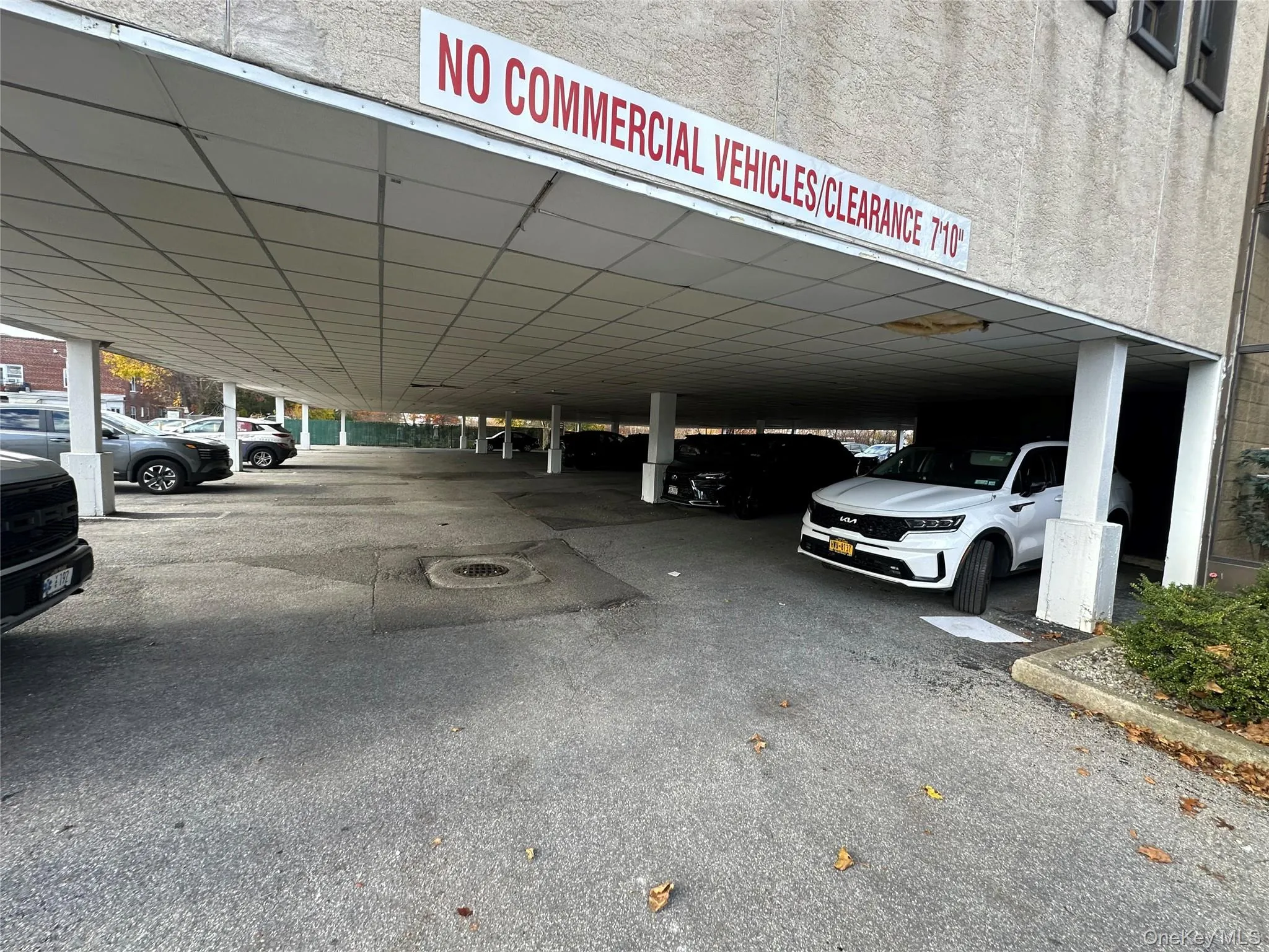 View of covered parking lot View of covered parking lot