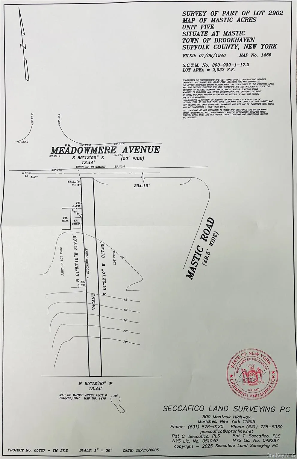 VL Meadowmere Avenue, Brookhaven, NY, ,Land,For Rent,Meadowmere,0,943539 VL Meadowmere Avenue, Brookhaven, NY, ,Land,For Rent,Meadowmere,0,943539