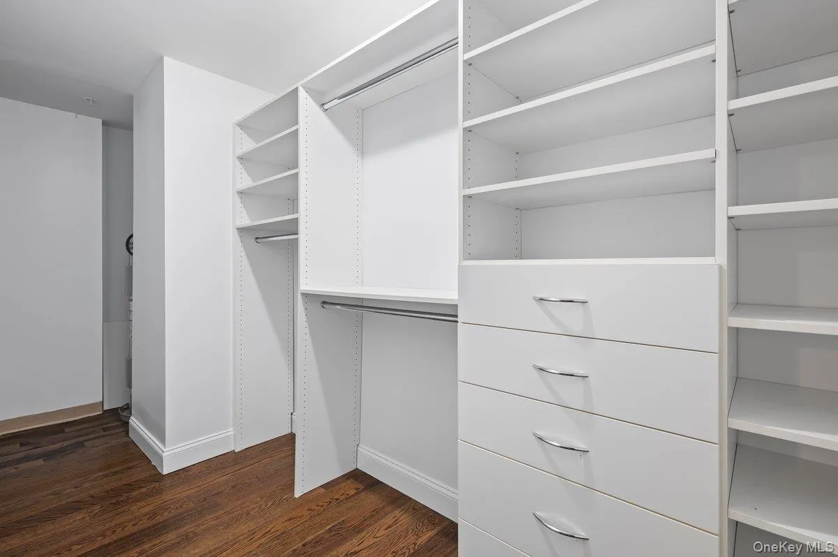 Spacious closet featuring light wood-type cabinetry Spacious closet featuring light wood-type cabinetry