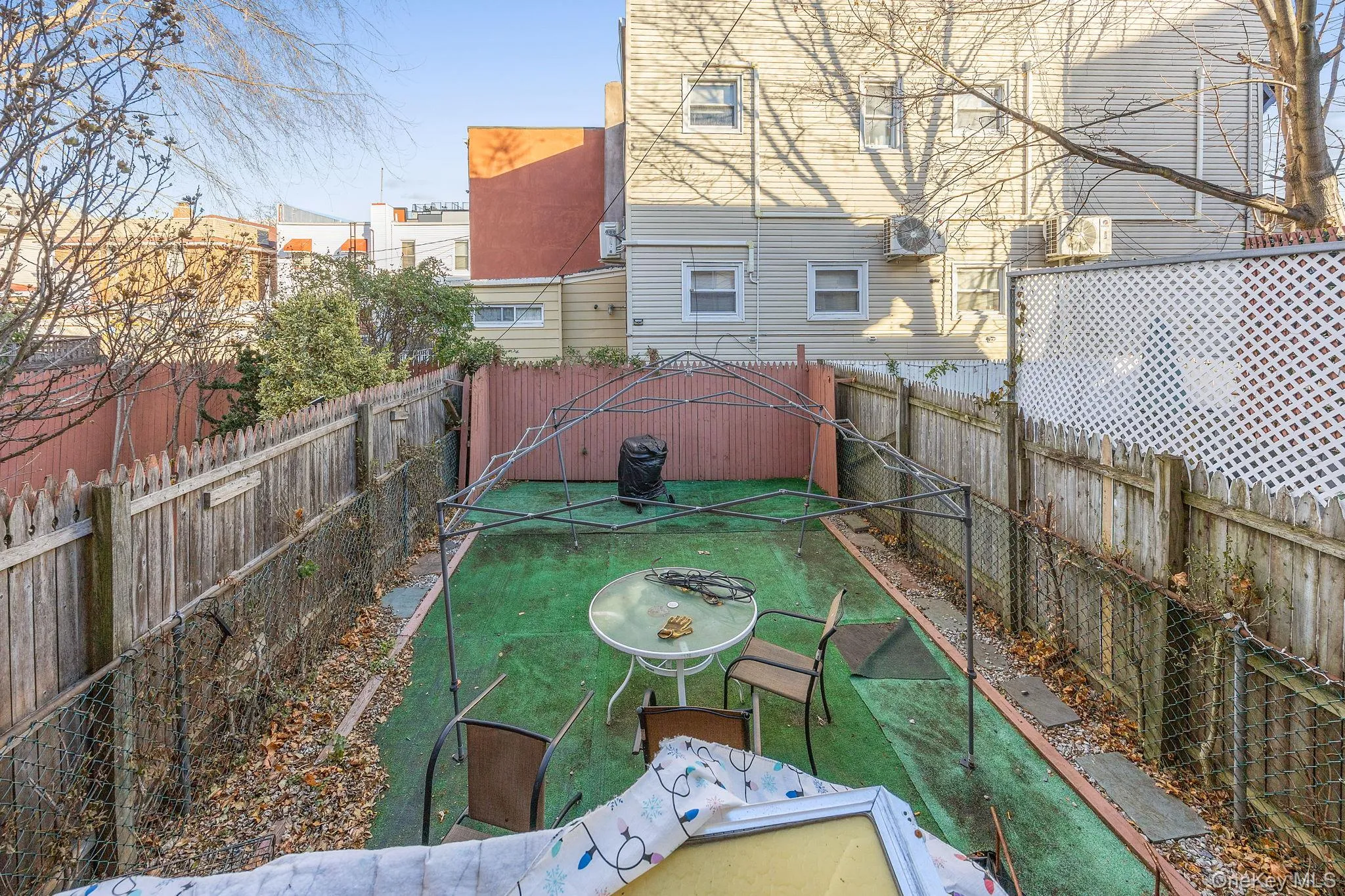 View of fenced backyard View of fenced backyard