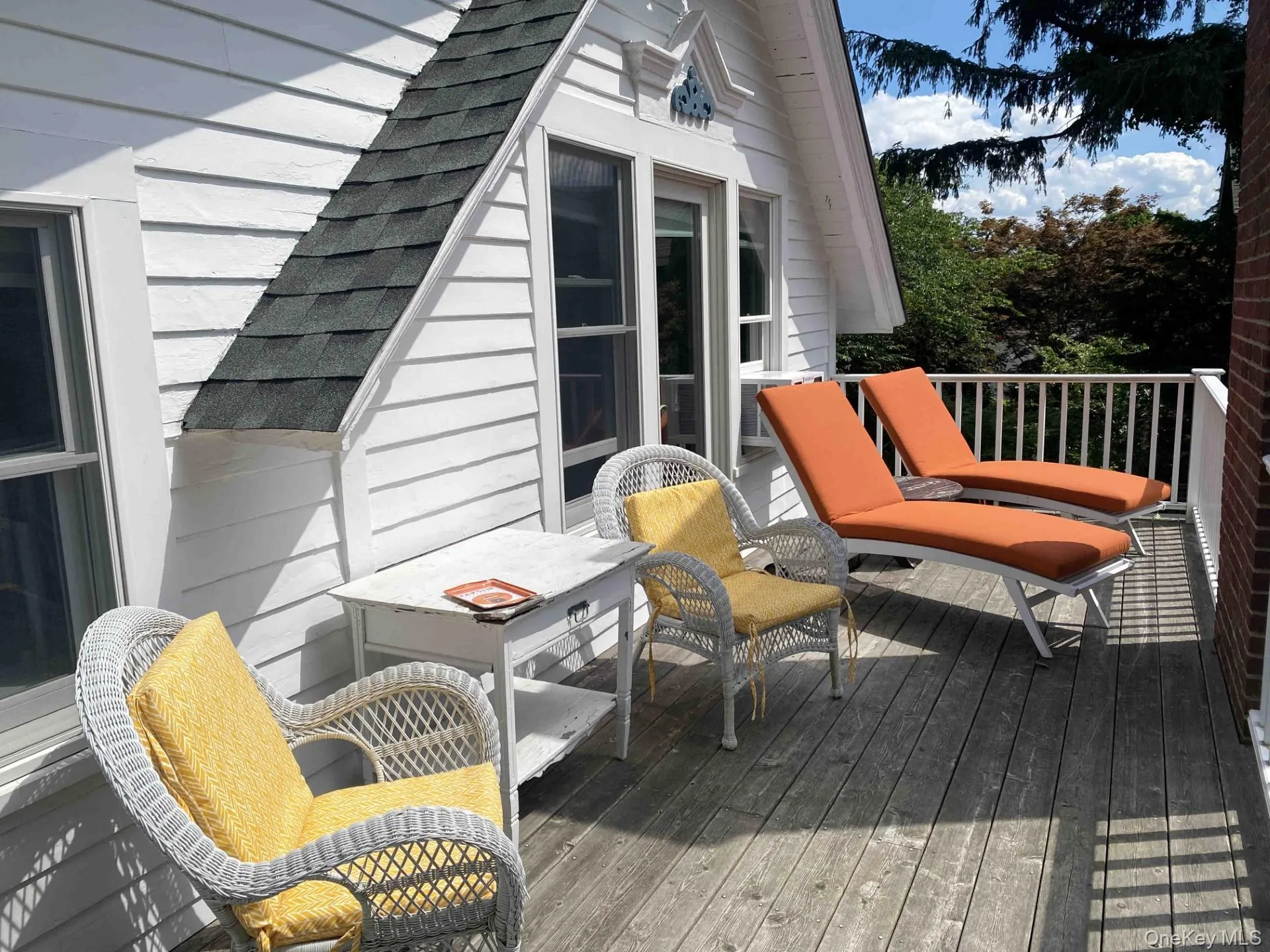 View of wooden deck View of wooden deck