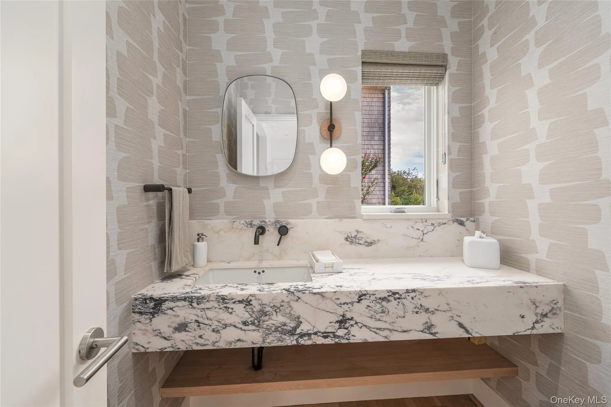 Half bath with vanity Half bath with vanity