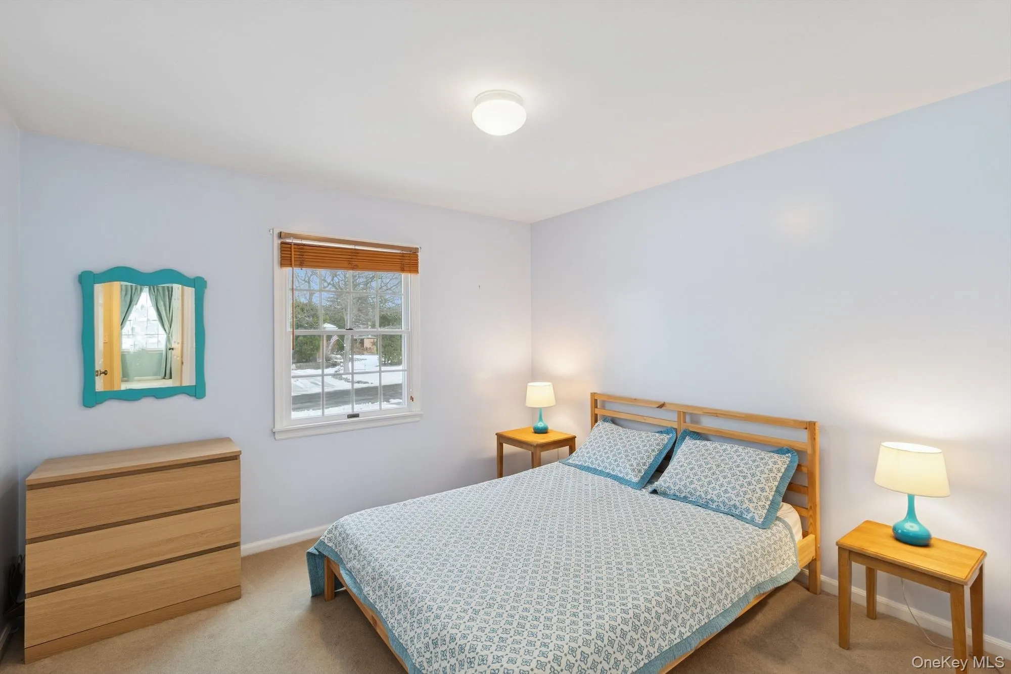 Bedroom with baseboards and carpet floors Bedroom with baseboards and carpet floors