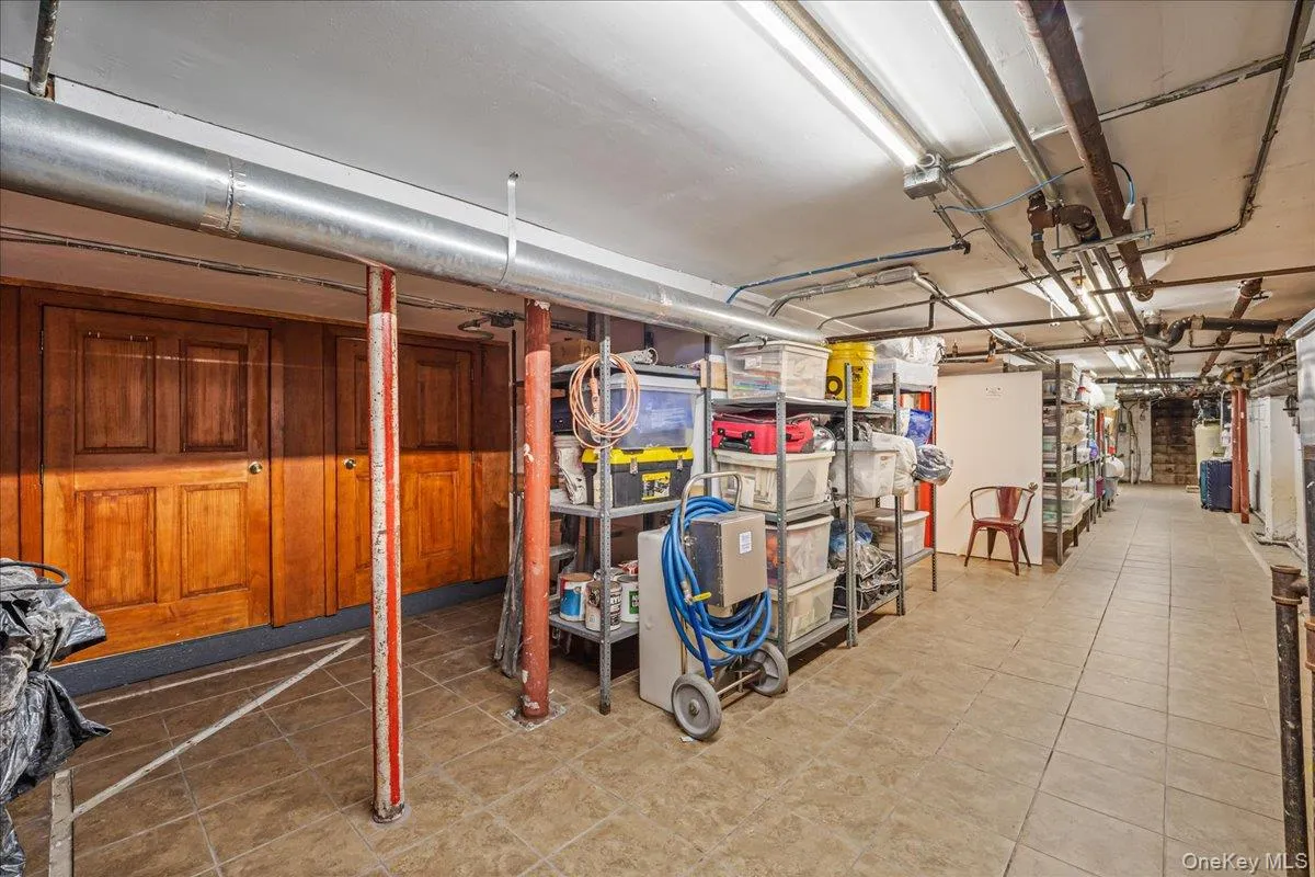 View of unfinished basement View of unfinished basement