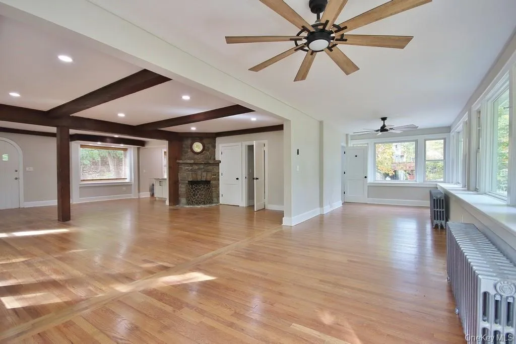 Two ceiling fans in Living Room Two ceiling fans in Living Room