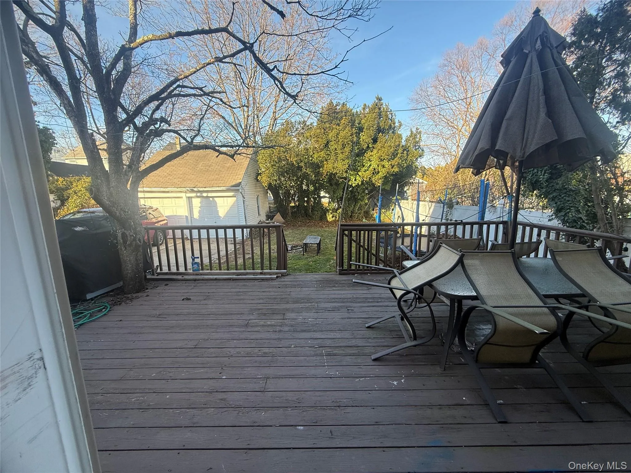 Deck featuring outdoor dining area Deck featuring outdoor dining area