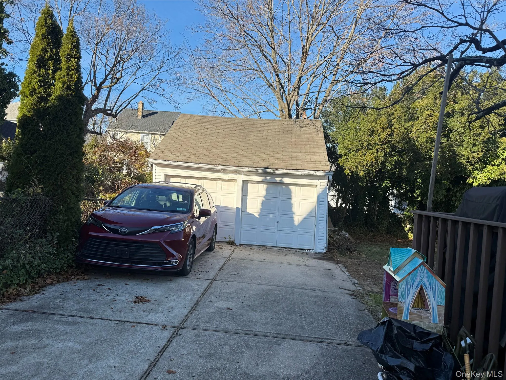 View of detached garage View of detached garage