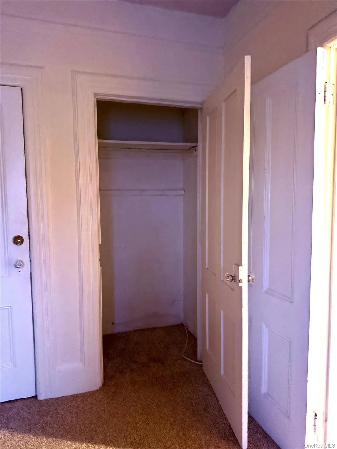 View of closet in the 2nd bedroom. View of closet in the 2nd bedroom.