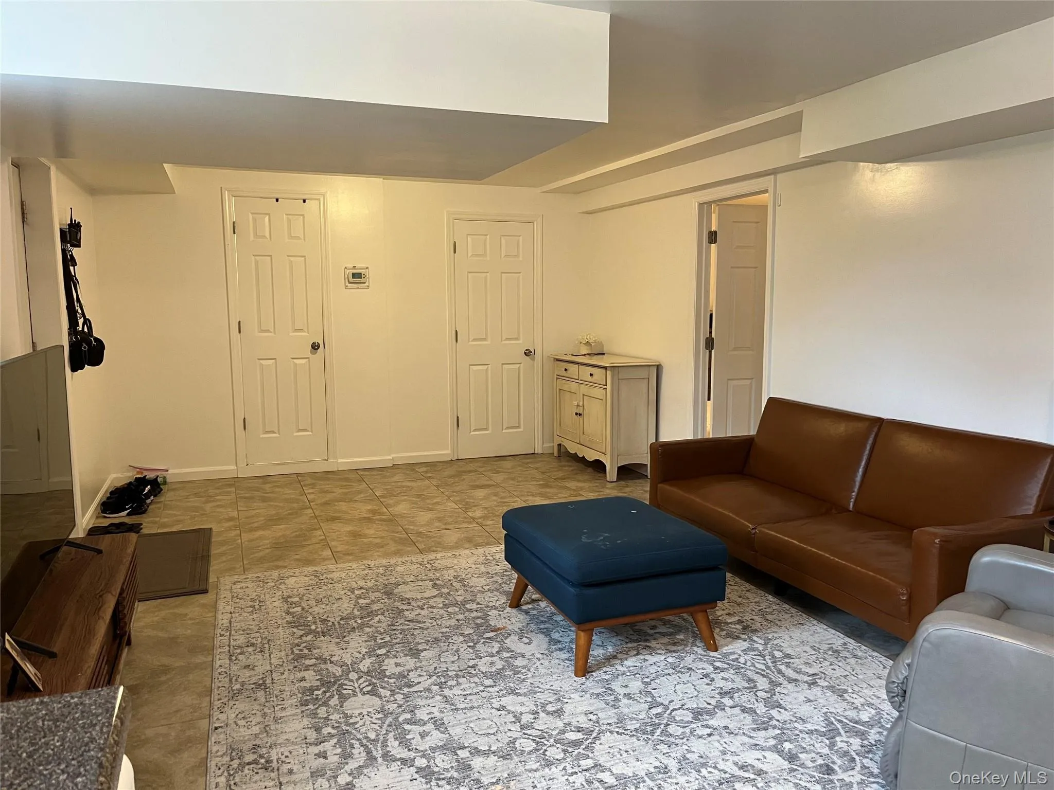 Living room with baseboards Living room with baseboards