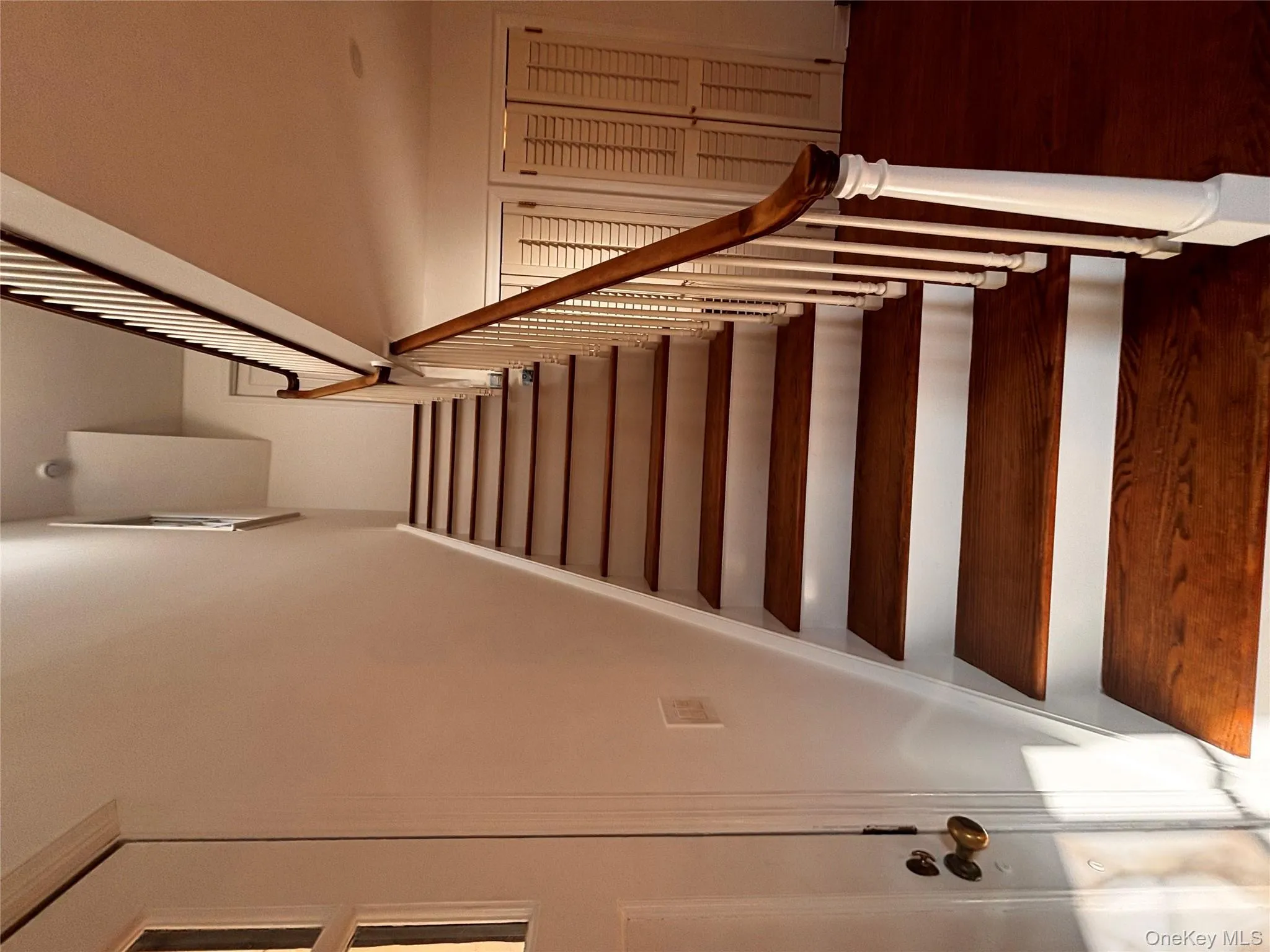 Stairs with wood finished floors Stairs with wood finished floors