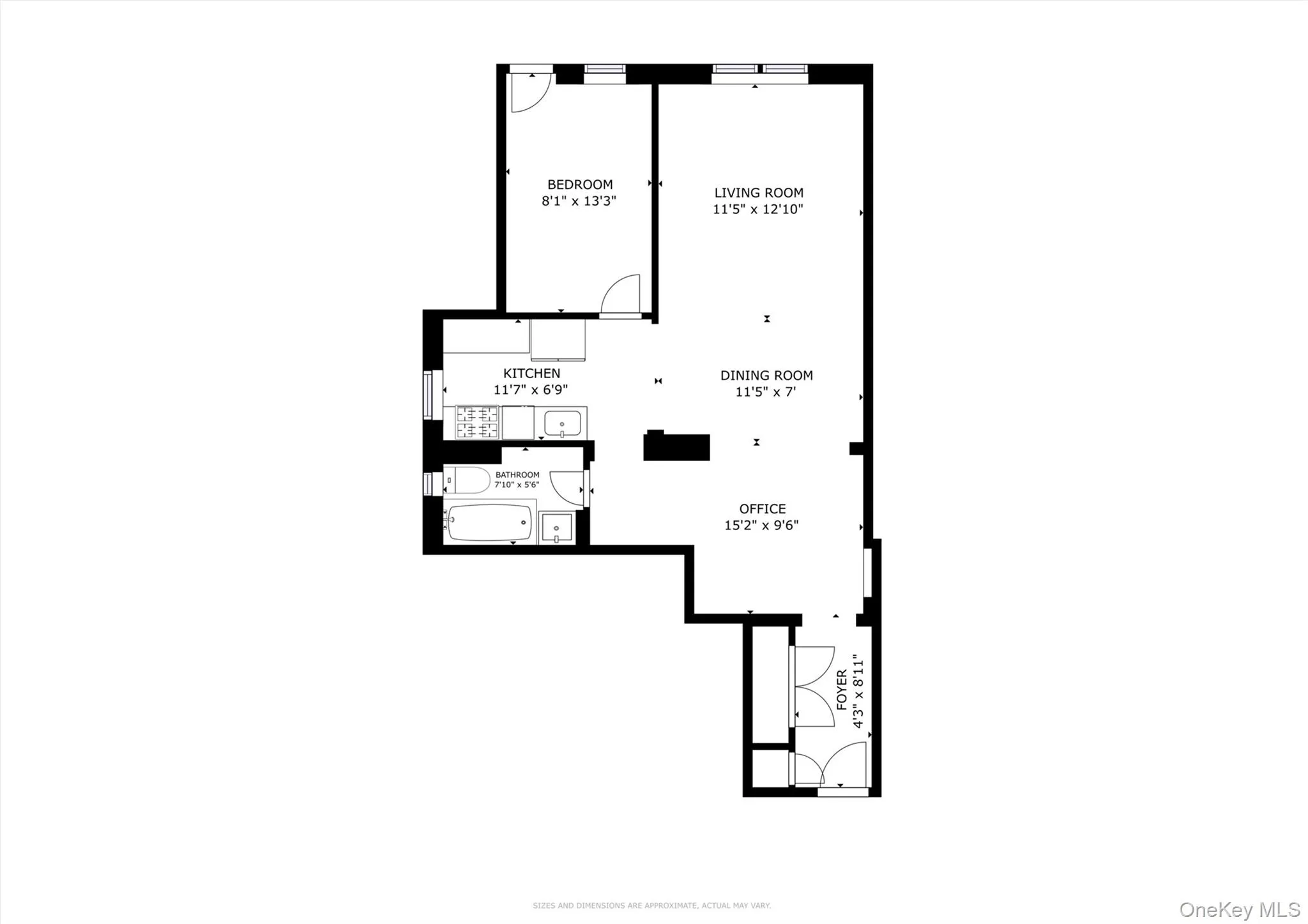 View of room layout View of room layout