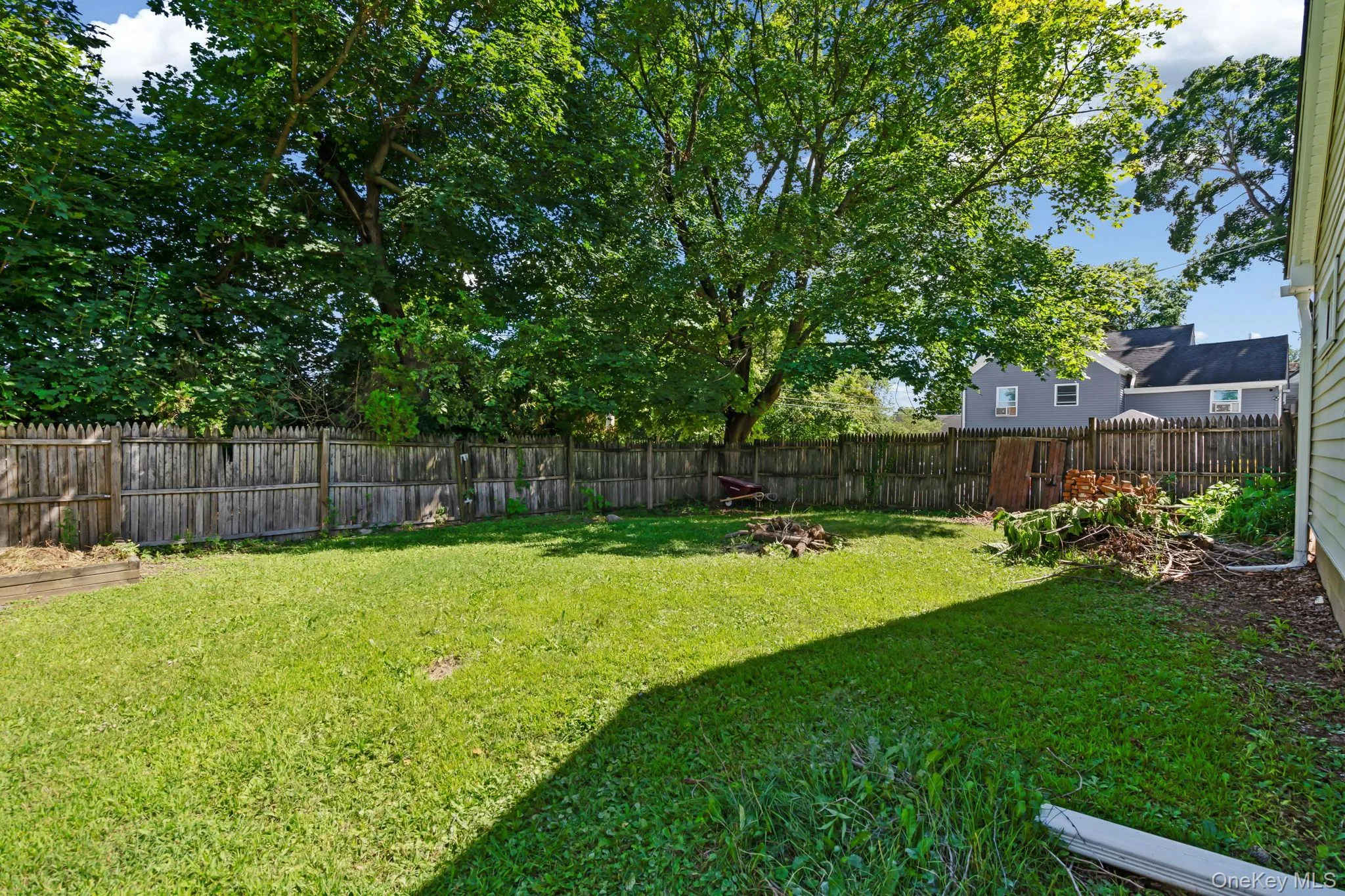 View of fenced backyard View of fenced backyard