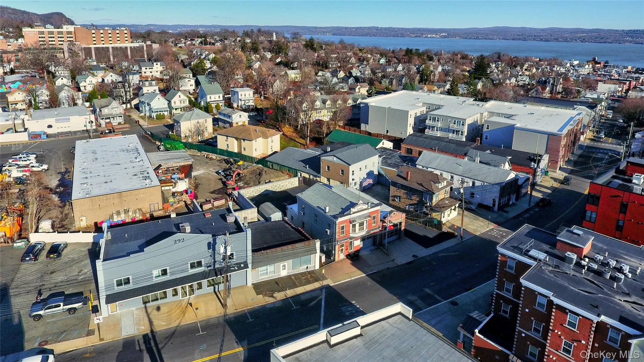 Aerial view of a large body of water Aerial view of a large body of water