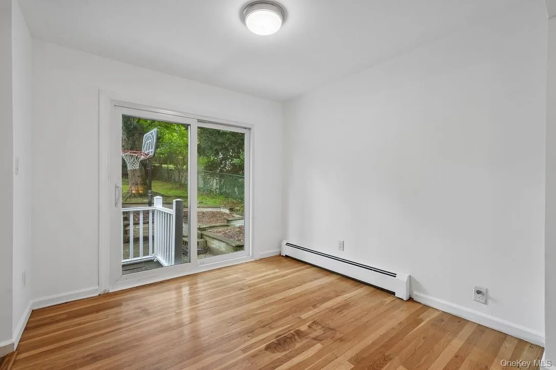 Dining room with entrance to patio Dining room with entrance to patio