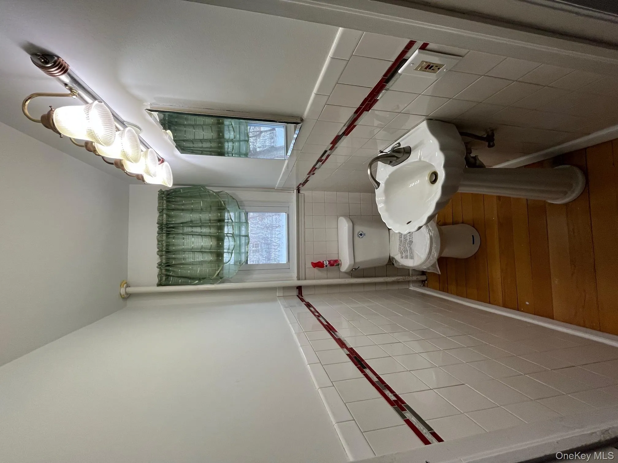 Half Bathroom with pedestal sink Half Bathroom with pedestal sink