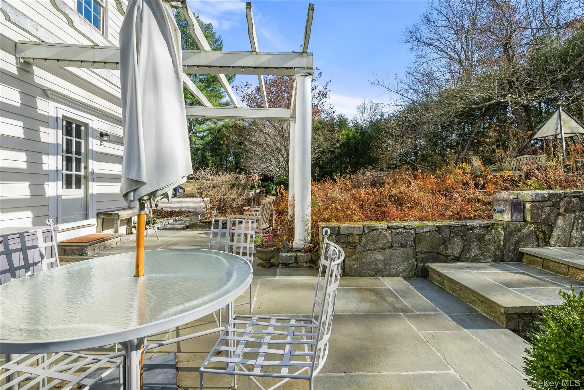 View of patio with outdoor dining space View of patio with outdoor dining space