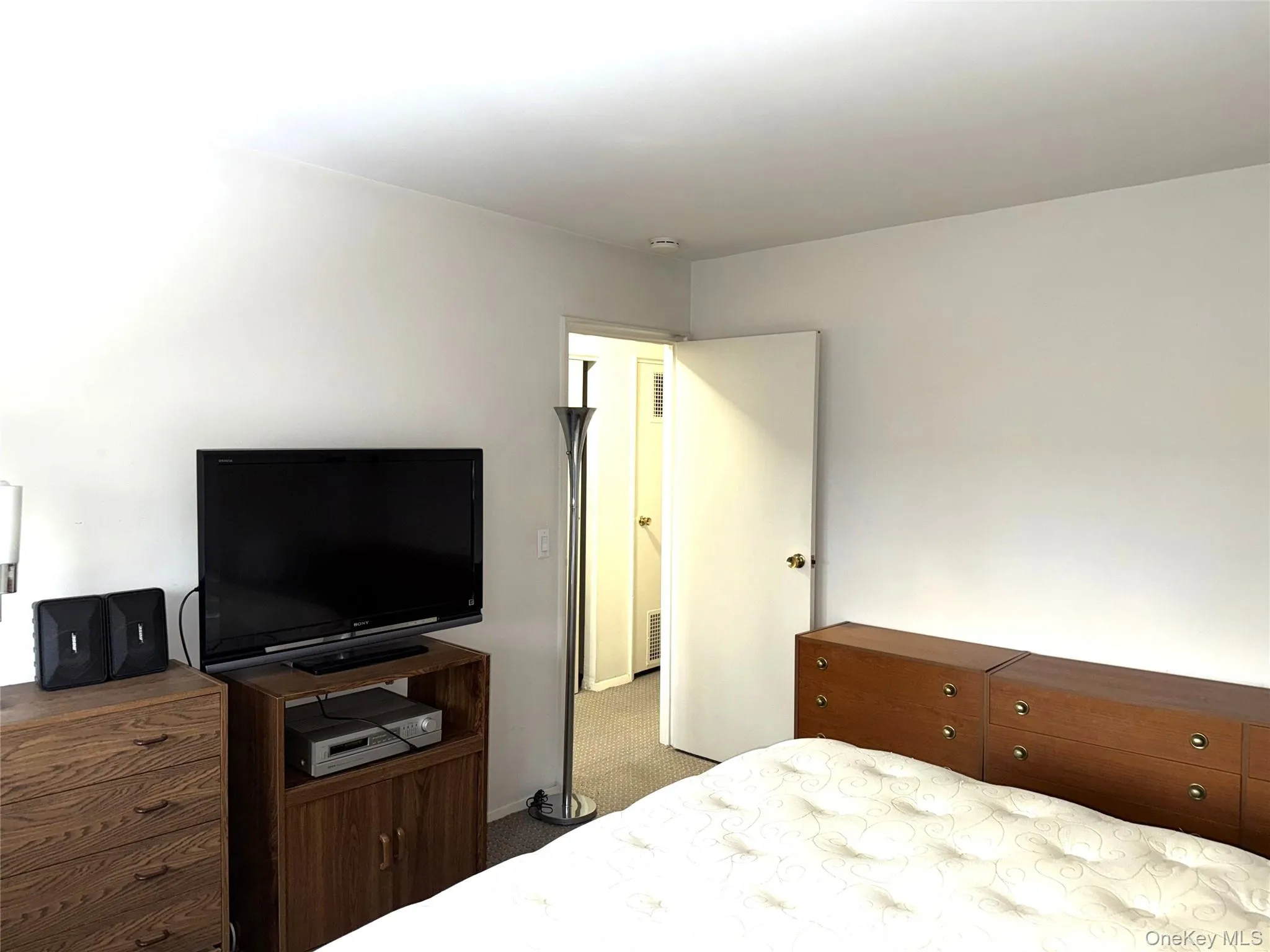 View of carpeted bedroom View of carpeted bedroom