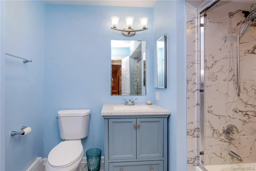 Gorgeous tile and frameless shower door Gorgeous tile and frameless shower door