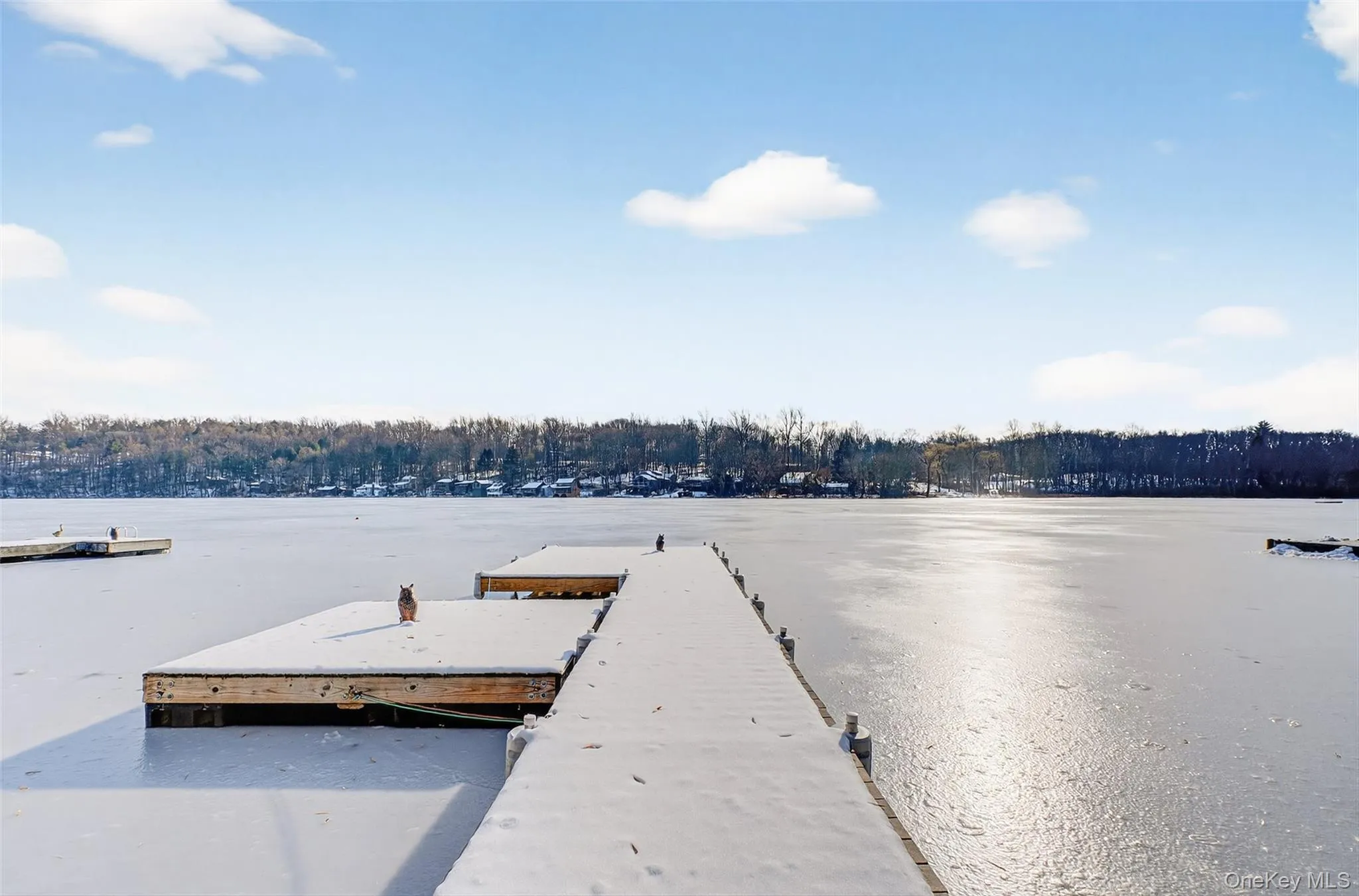 Dock area with a water view Dock area with a water view