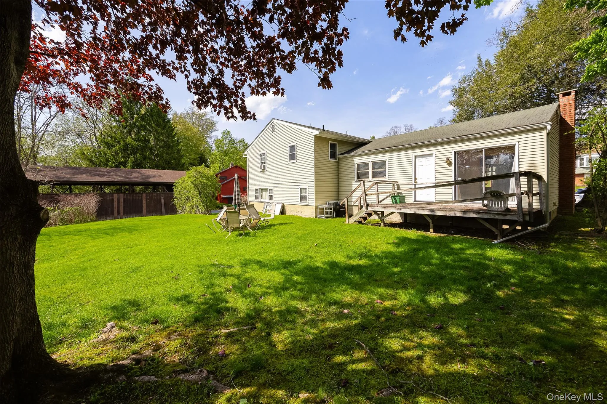 Large backyard Large backyard