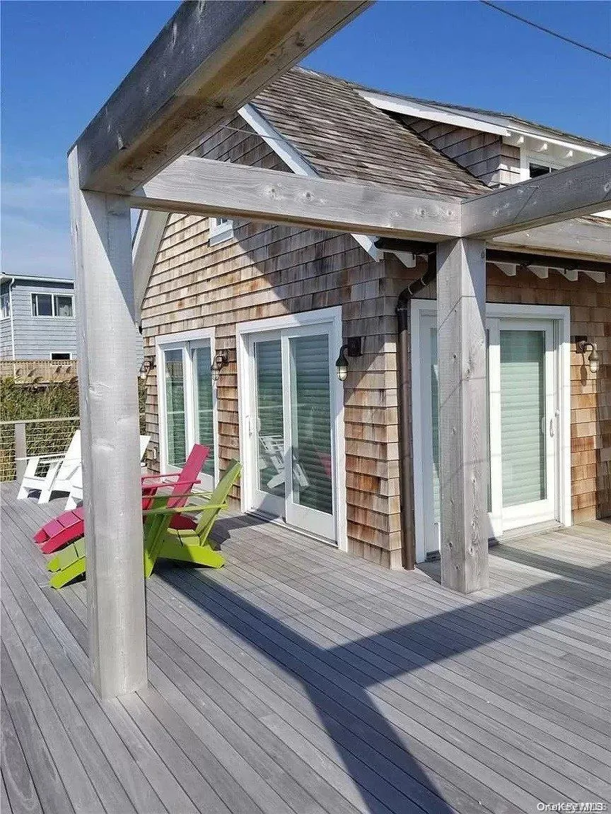 View of wooden deck View of wooden deck