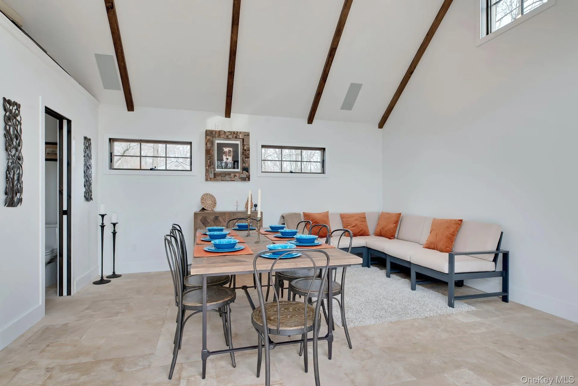Dining area with baseboards Dining area with baseboards