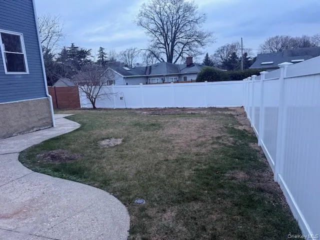 View of fenced backyard View of fenced backyard