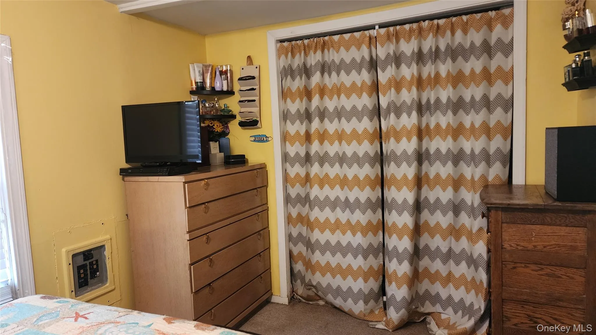 View of carpeted bedroom View of carpeted bedroom