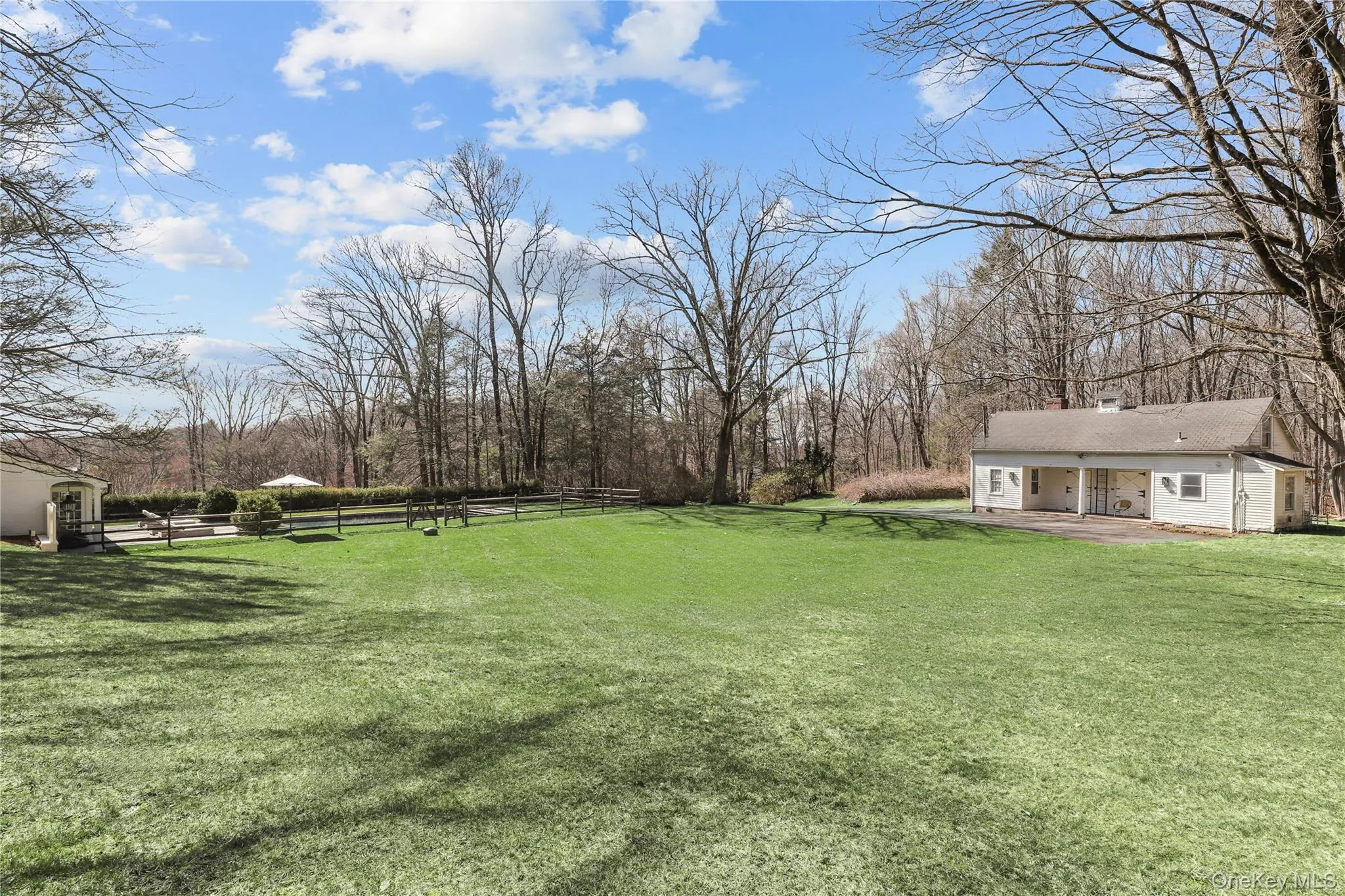 Expansive flat yard Expansive flat yard