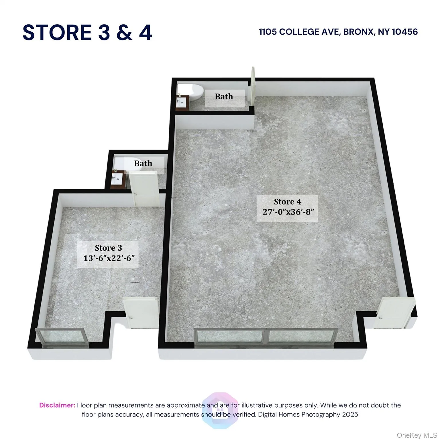 Floorplan Stores 3 & 4 Floorplan Stores 3 & 4