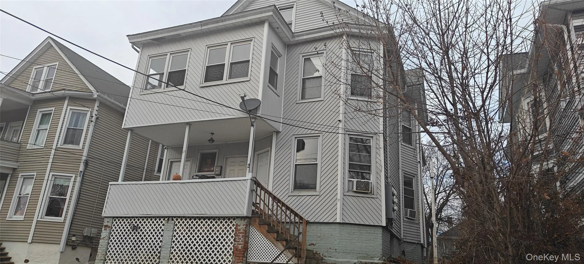 View of front of home with stairway View of front of home with stairway