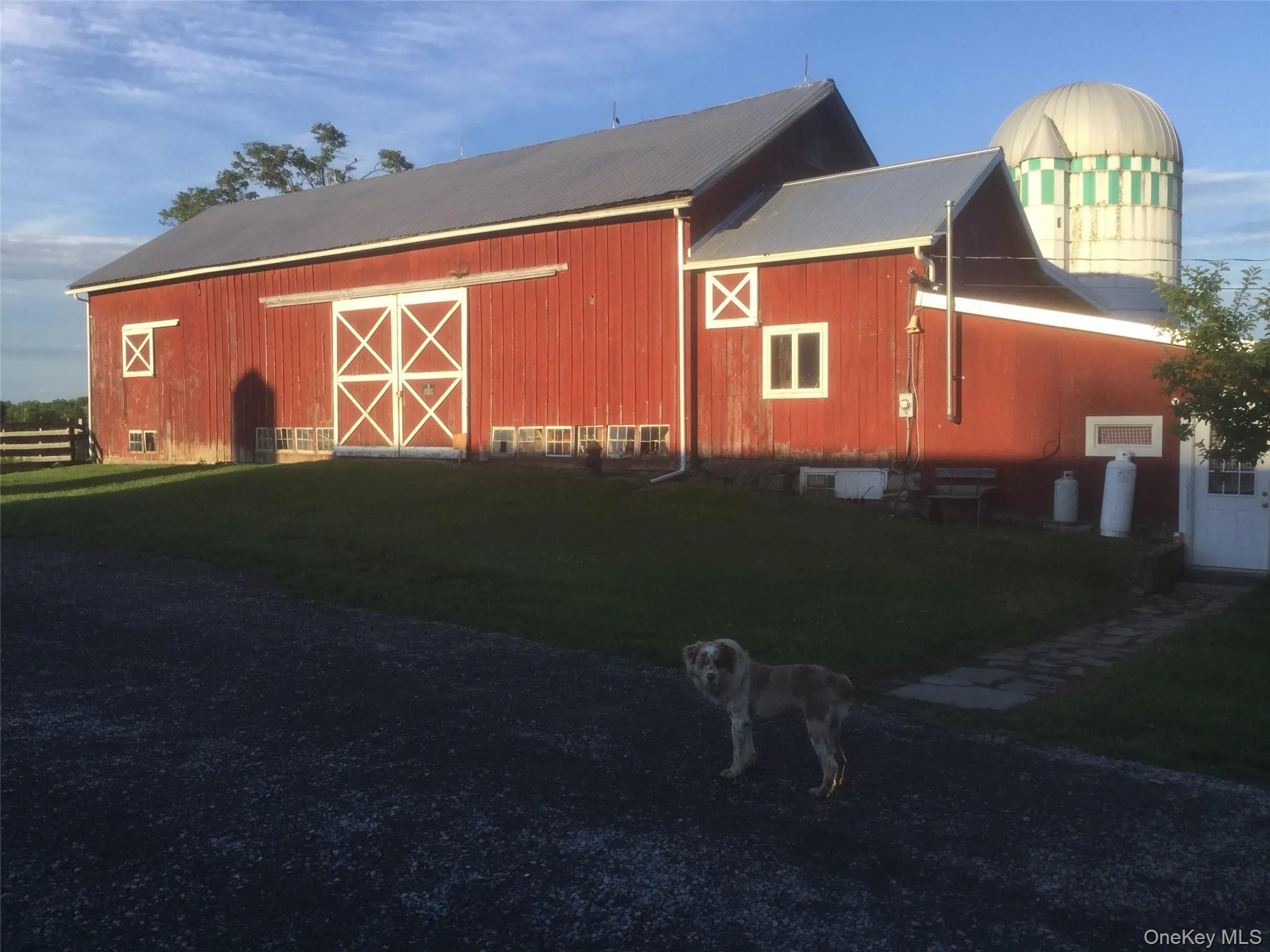 View of barn with a lawn View of barn with a lawn