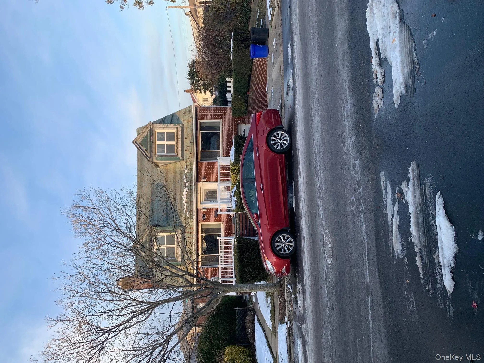View of front of home with brick siding View of front of home with brick siding