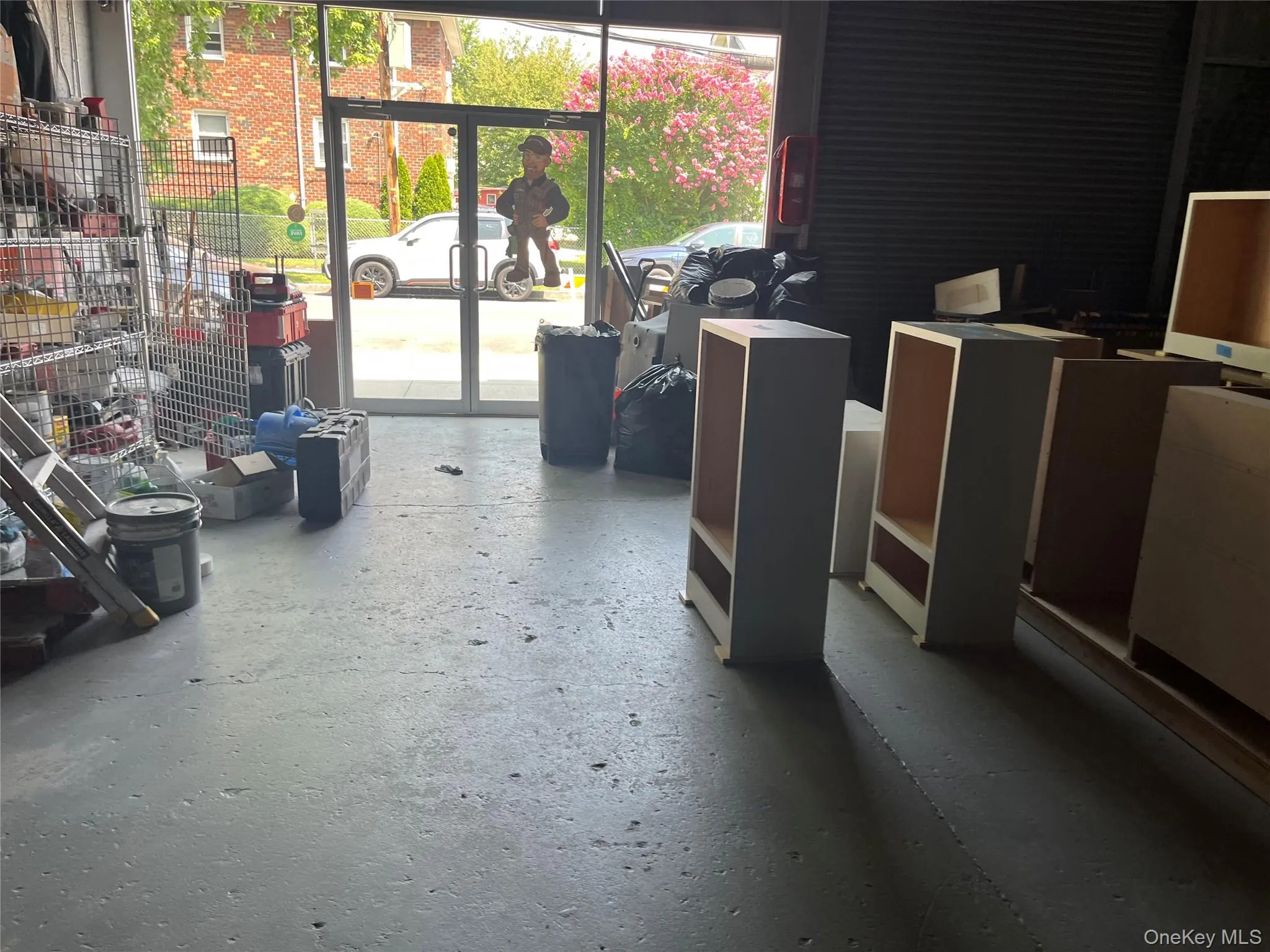 Misc room featuring unfinished concrete flooring Misc room featuring unfinished concrete flooring